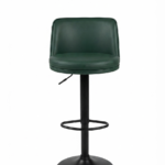 2938-Green Upholstered Adjustable Bar Stool
