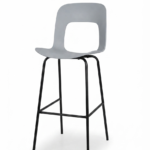 2953-Modern Gray Bar Stool