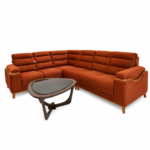 Modern Corner Sofa with Coffee Table