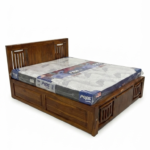 Wooden storage bed