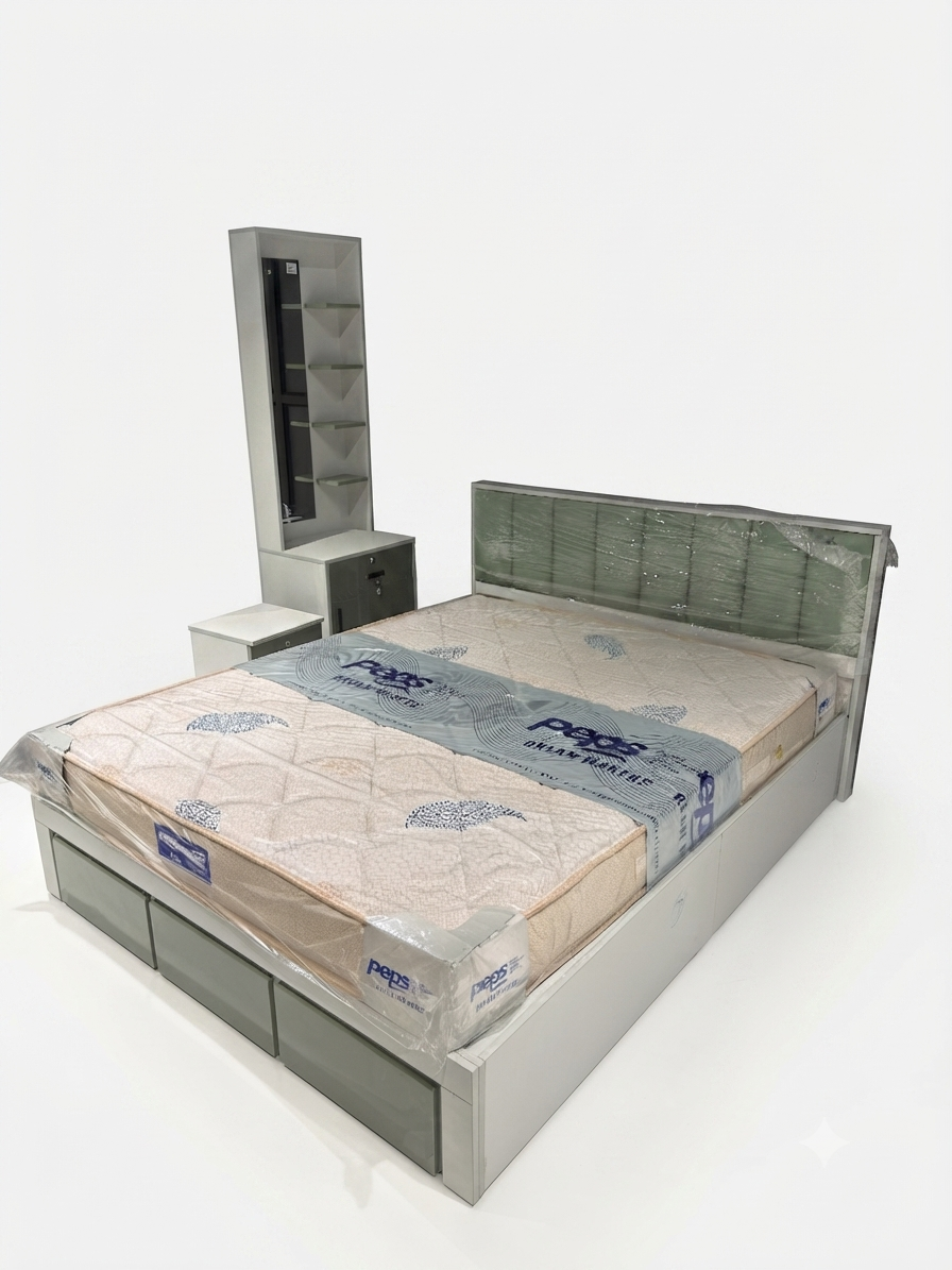 2453 Modern Queen-size bed set - Image 1