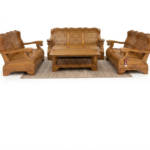 Classic Wooden 3+2+1+1 Sofa Set