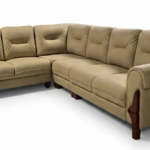 Elegance Beige Sectional Corner Sofa