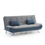 Modern Grey & Blue Sofa Cum Bed